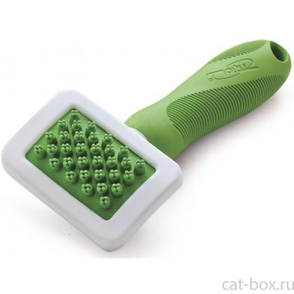 Щетка массажная для животных "Премиум" S, 6,9*15,9 см-0