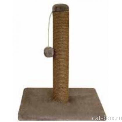 Стойка №2 с игрушкой, джут, однотонный мех 35*35*45 см (Щг-15200)-0