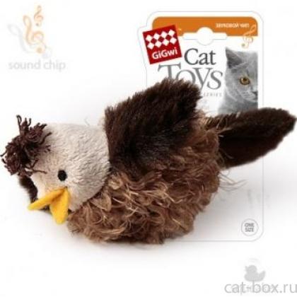 Игрушка для кошек Птичка со звуковым чипом, 6 см (75223)-0