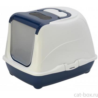 Туалет-домик Flip с угольным фильтром, 50х39х37см, черничный-0