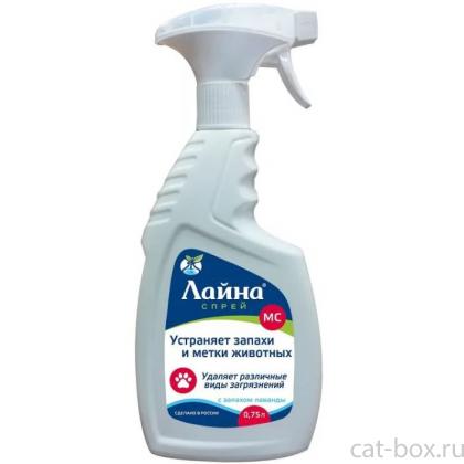 Лайна-МС спрей с запахом лаванды для удаления запахов и меток животных-0