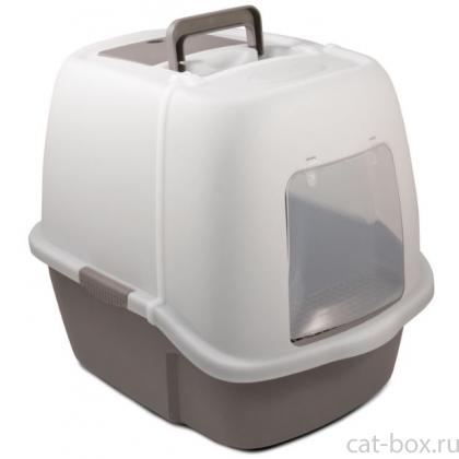 Туалет для кошек закрытый с совком, 51*39*43 см (P900)-0