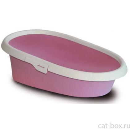 Туалет для кошек с рамкой MINOU MINI 43*30*14 см-0