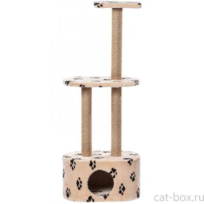 Комплекс для кошек «Овальный кабинет» меховой, 51*31*132 см, джут-0