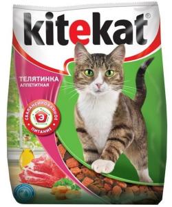 Сухой корм для кошек с аппетитной телятиной