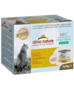 Набор 4 шт. по 50 г. Низкокалорийные консервы для кошек "Куриное Филе" (Natural Light Meal - Chicken Fillet)