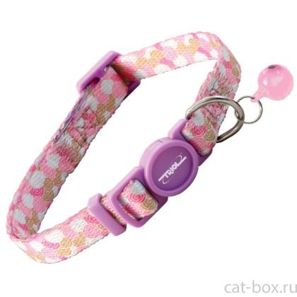 Ошейник для кошек, розовый, 21-33 см (HL24)-0