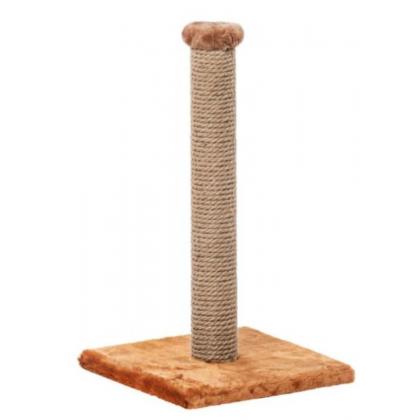 Столбик - когтеточка меховой  30*30*65 см, джут    -3