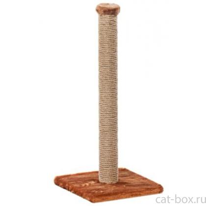 Столбик - когтеточка меховой, толстый  30*30*100 см, джут      -0