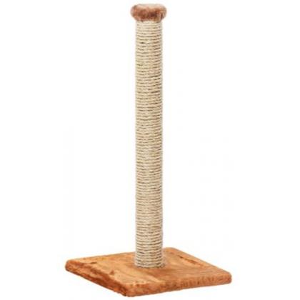 Столбик - когтеточка меховой, толстый  30*30*100 см, джут      -2