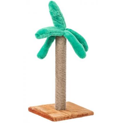 Столбик - когтеточка меховой "Пальма" 30*30*50 см, джут      -1