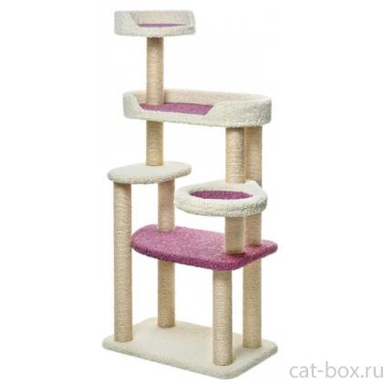 Комплекс с полочкой, гамаком и двумя лежанками "Тоська" 80*55*160 см, джут    -0