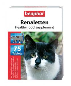 Витамины для кошек с проблемами почек (Renaletten), 75шт.