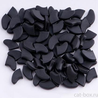 Черные антицарапки, 40 шт.-0